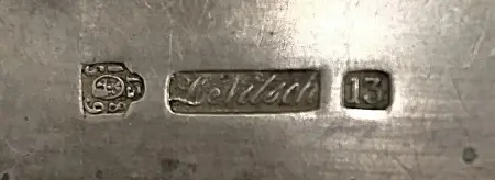 Chochelka cedzakowa srebro