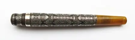 Cygarniczka z inkrustacją, Austro-Węgry, ok. 1900