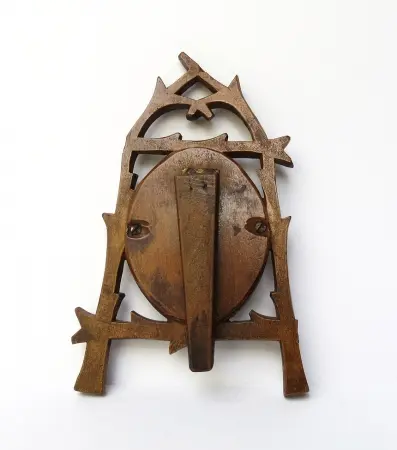 Pamiątka ze Stryja z wizerunkiem Matki Boskiej, ok. 1930