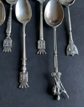 Łyżeczki srebrne kolekcjonerskie