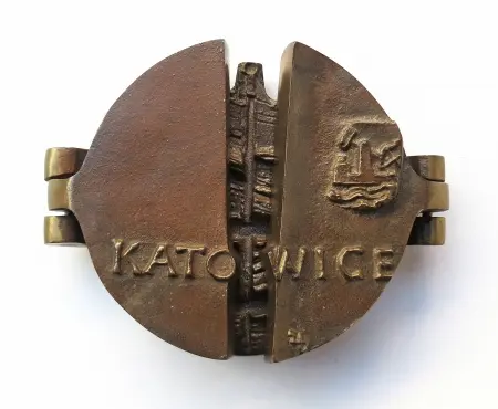 Medal pamiątkowy Prezydenta Miasta Katowic dla prof. Andrzeja Brożka