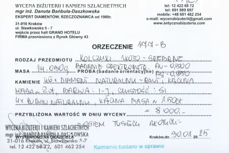 Kolczyki z rubinami i diamentami