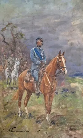 Portret konny marszałka Józefa Piłsudskiego, 1935