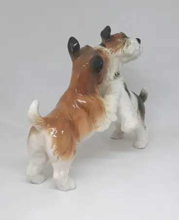 Figurka porcelanowa Para Terierów Karl ENS