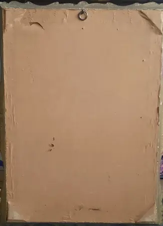 Półakt na tle zieleni