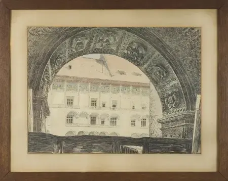 Dziedziniec arkadowy na Wawelu