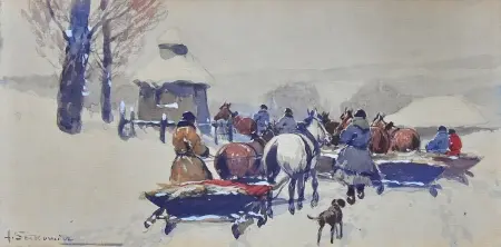 Przed kapliczką