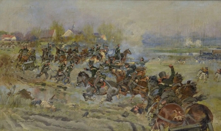 Zmiana pozycji artylerii gen. Bema pod Ostrołęką