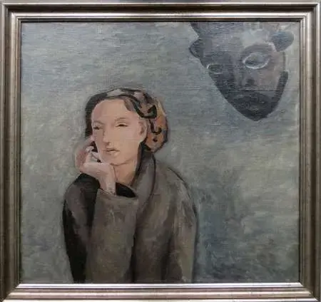 Portret Niny Lange  (żony Wiesława Lange) .