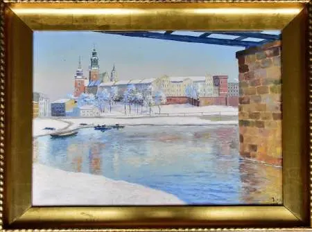 Wawel w zimie, 1938