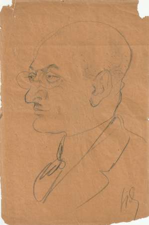 Portret mężczyzny w okularach