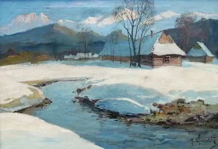 Widok na Tatry z Zakopanego