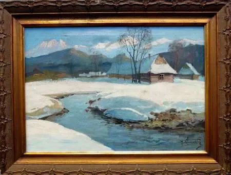 Widok na Tatry z Zakopanego