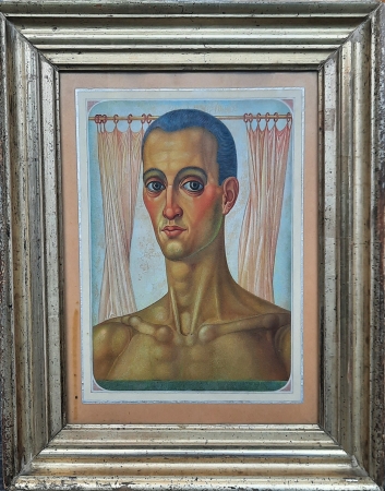 Biust tancerza atlety