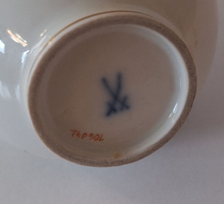 Wazonik porcelanowy Miśnia 