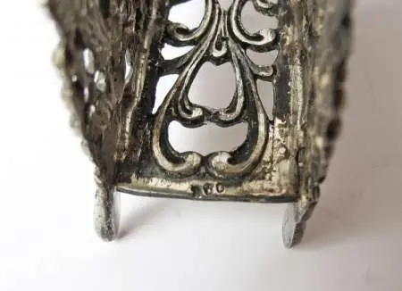 Serwetnik srebrny, ok. 1920