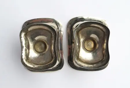 Para srebrnych solniczek Joseph Reiner, Wiedeń, ok. 1867