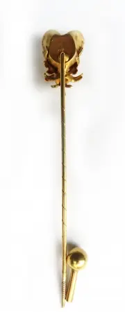 Złota szpilka z grandlami, ok. 1920