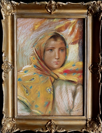 Portret dziewczyny w chuście, ok. 1937