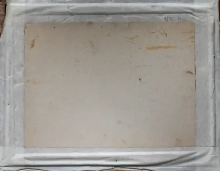 Zimowy pejzaż z chatą