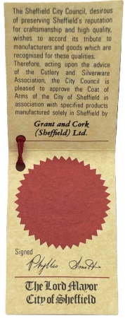 Nożyk do papieru z masą perłową