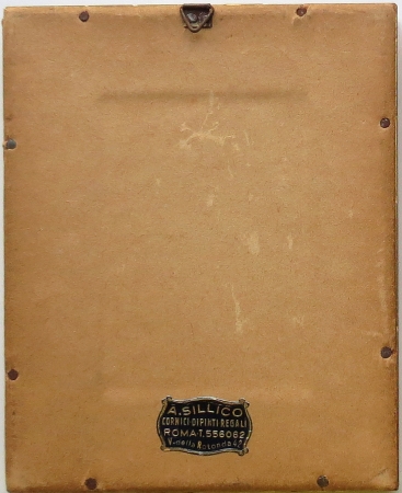 Włoska scena rodzajowa. Dziewczyna z przędzą