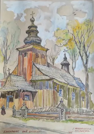 Kościółek w Zakopanem 1960