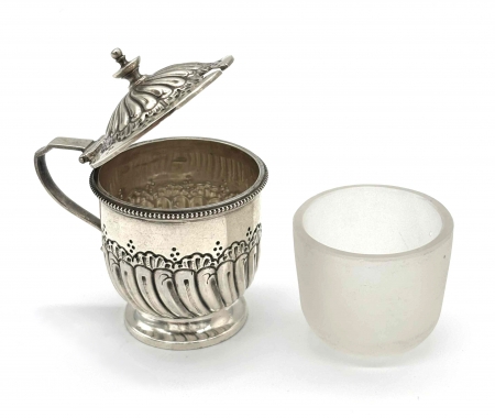 Musztardniczka i solniczka - srebro