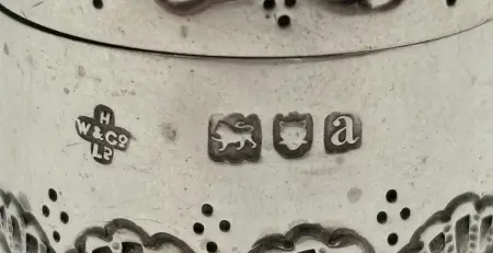 Musztardniczka i solniczka - srebro