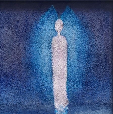 Anioł w błękitach