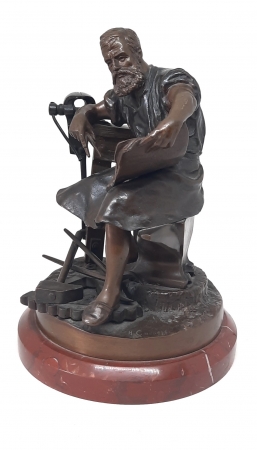 Figura z brązu Kowal wg H. Guradze