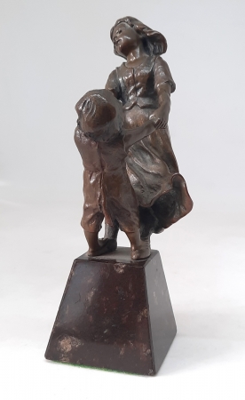 Figurka z brązu Tańczące dzieci Paul Ludwig Kowalczewski