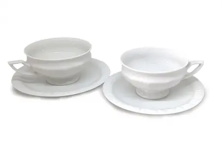 Filiżanka ze spodkiem Biała Maria sygn. Rosenthal Selb Germany Maria