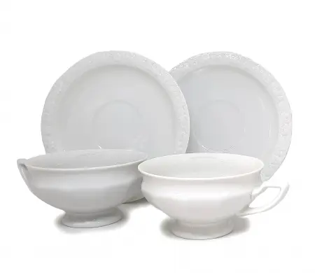 Filiżanka ze spodkiem Biała Maria sygn. Rosenthal Selb Germany Maria