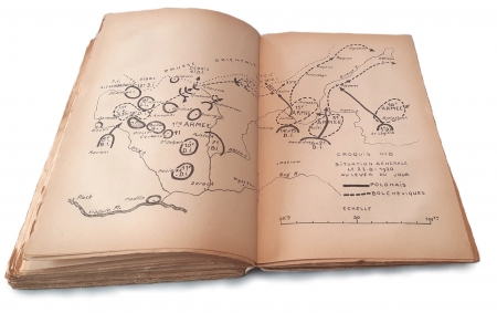 Książka Wojna polsko-rosyjka 1920 z przedmową marszałka F. Focha, Wydawnictwo Payot, Paris 1928 