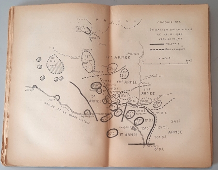 Książka Wojna polsko-rosyjka 1920 z przedmową marszałka F. Focha, Wydawnictwo Payot, Paris 1928 