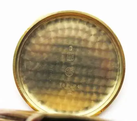 Złoty zegarek kieszonkowy IWC Schaffhausen, 1936