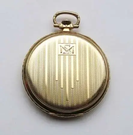 Złoty zegarek kieszonkowy IWC Schaffhausen, 1936