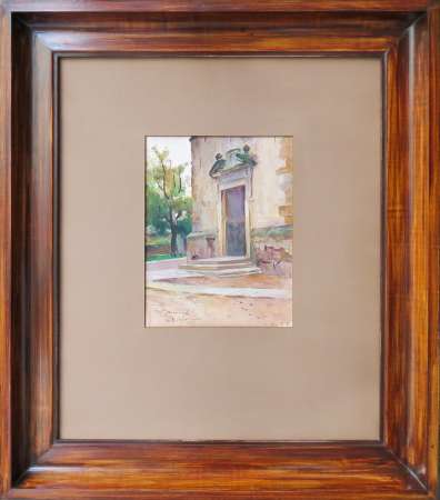 Wejście do fary w Starym Sączu, 1922