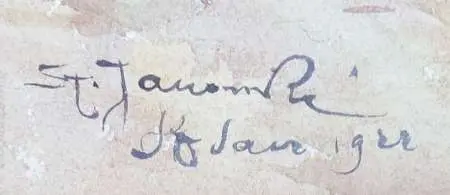 Wejście do fary w Starym Sączu, 1922