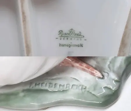 Para gołębi proj. Fritz Heidenreich, Rosenthal lata 50./60. XX w.