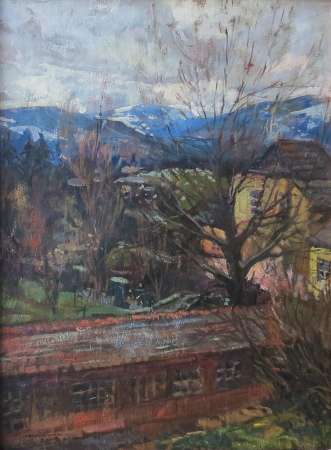 Pejzaż z Bielska-Białej, 1951