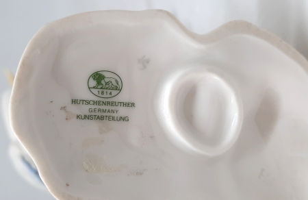 Figurka porcelanowa Para czapli proj. Hans Achtziger, Hutschenreuther II poł. XX w.