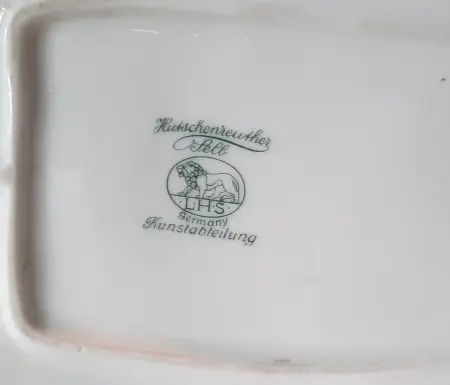 Figurka porcelanowa Muzykująca para proj. Carl Werner, Hutschenreuther lata 50./60. XX w.