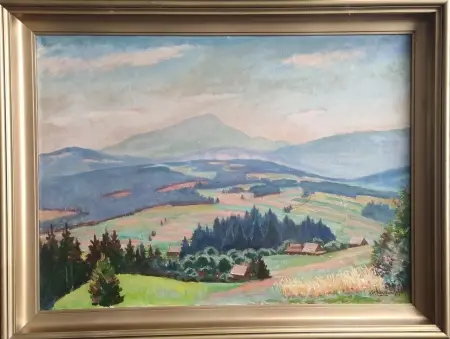 Pejzaż - widok na Babią Górę