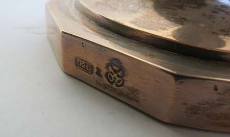 Para srebrnych trójramiennych świeczników, 1 poł. XIX w.