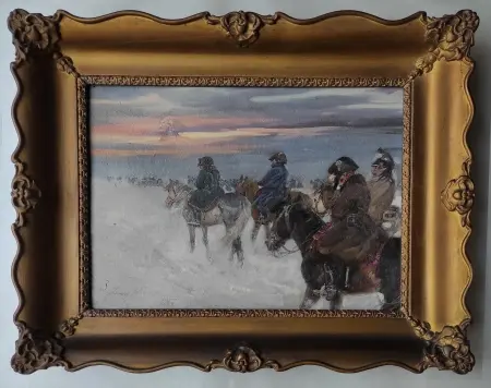 Odwrót spod Moskwy - wizja Napoleona