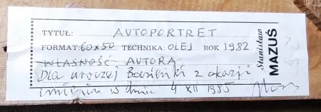Autoportret 1982