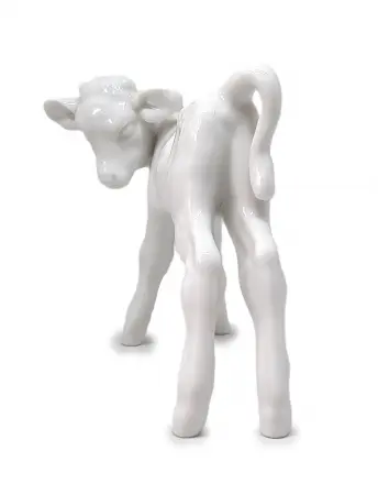 Figurka porcelanowa Cielaczek, Miśnia po 1934 r.