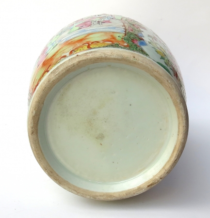 Waza Canton Famille Rose, Chiny, k. XIX w.